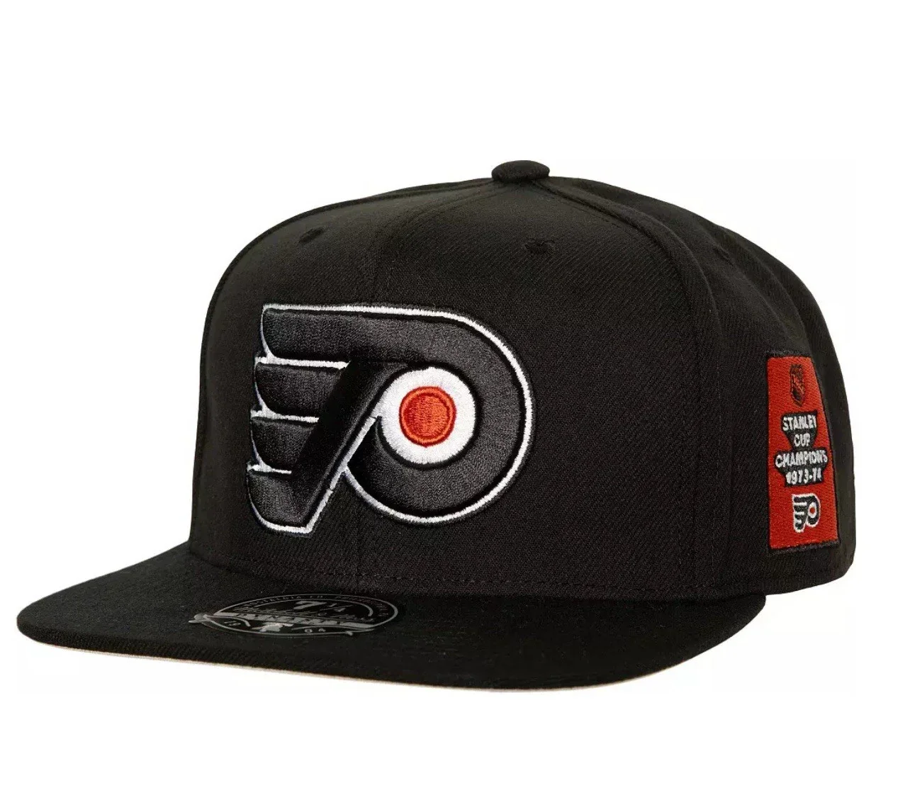 Sustainable Mitchell Ness Men's NHL Side Patch Fitted Flyers Fitted Caps Innovative