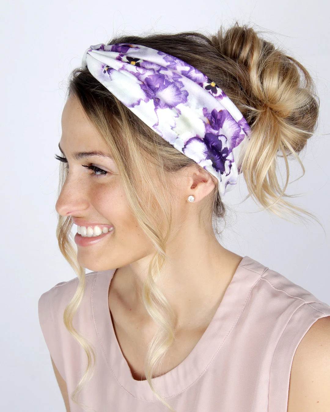 Flexible Twist Headwrap- Floral Carefully Designed