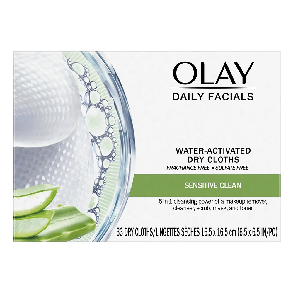 Crafted Olay 4 In 1 Daily Facial Cloths Sensitive And Fragrance - 33 Ea Excellent