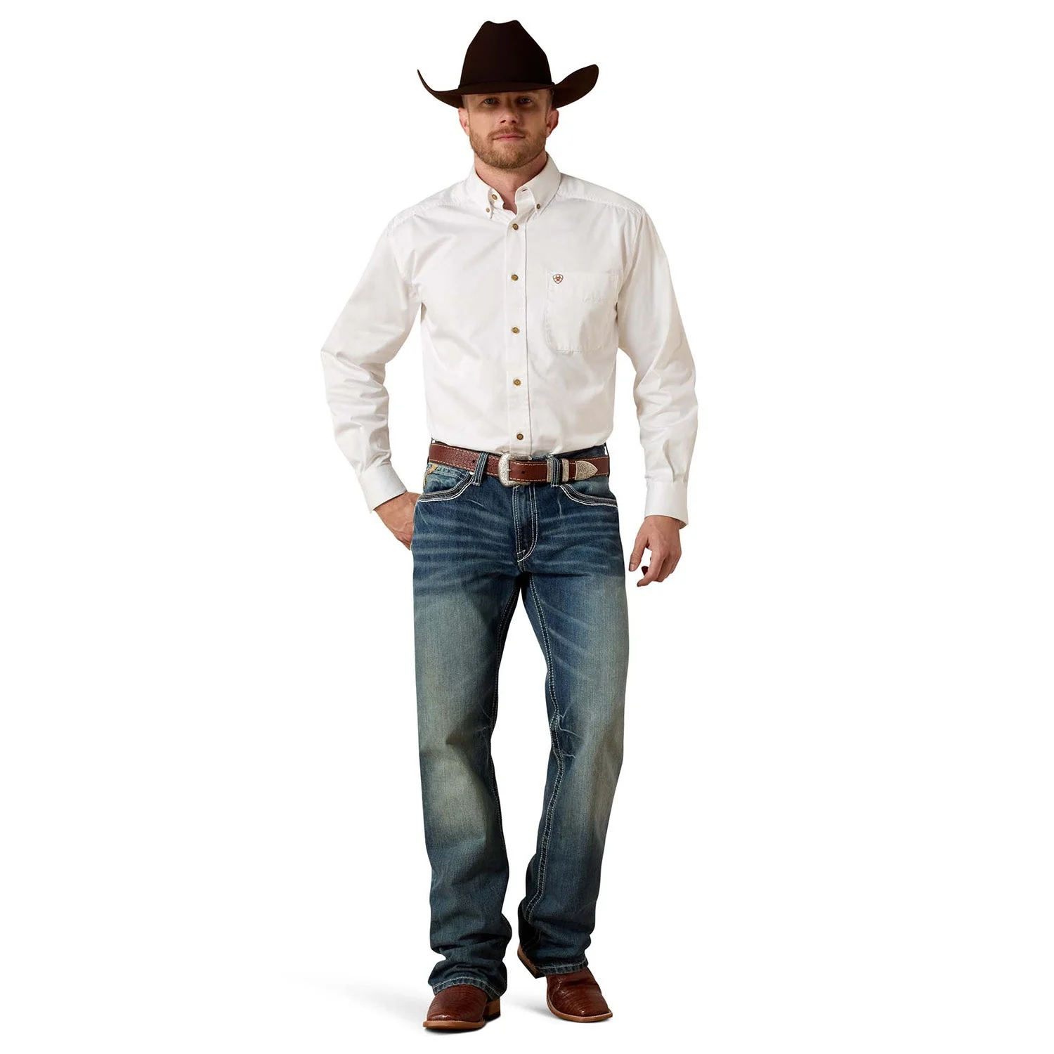 World-Class Ariat Men's M4 Coltrane Boot Cut Jean Reusable