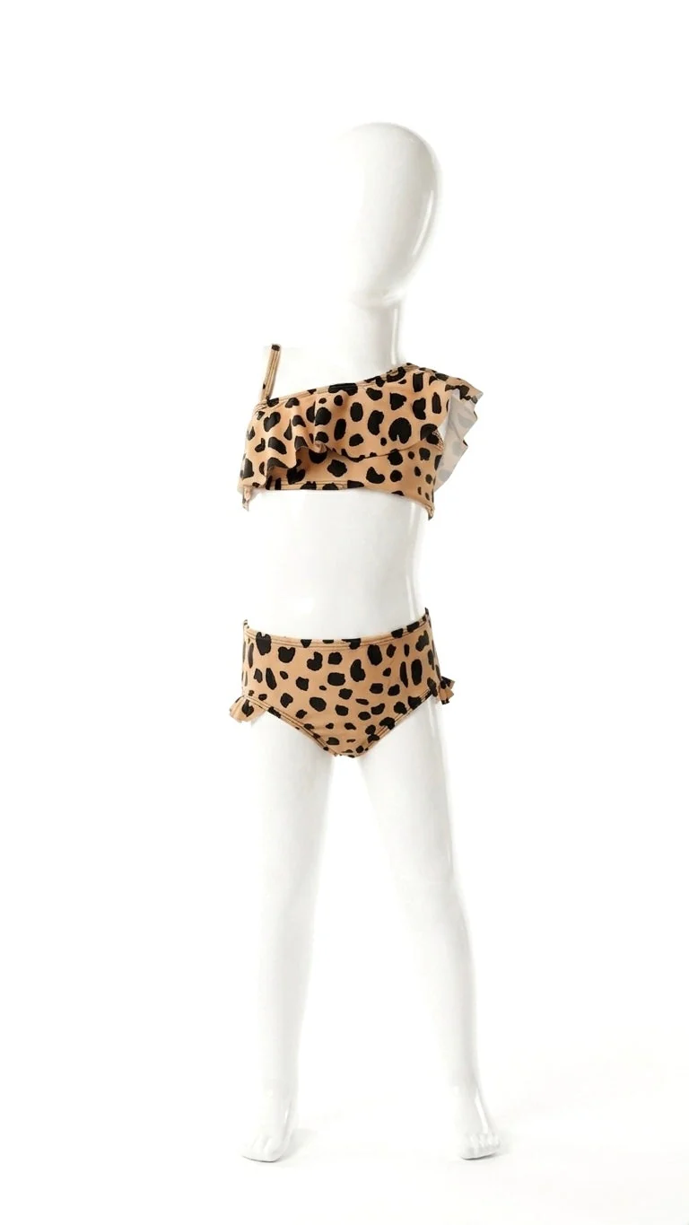 Original Design Marina West K4711 Kids Bikini Set Leopard Durable
