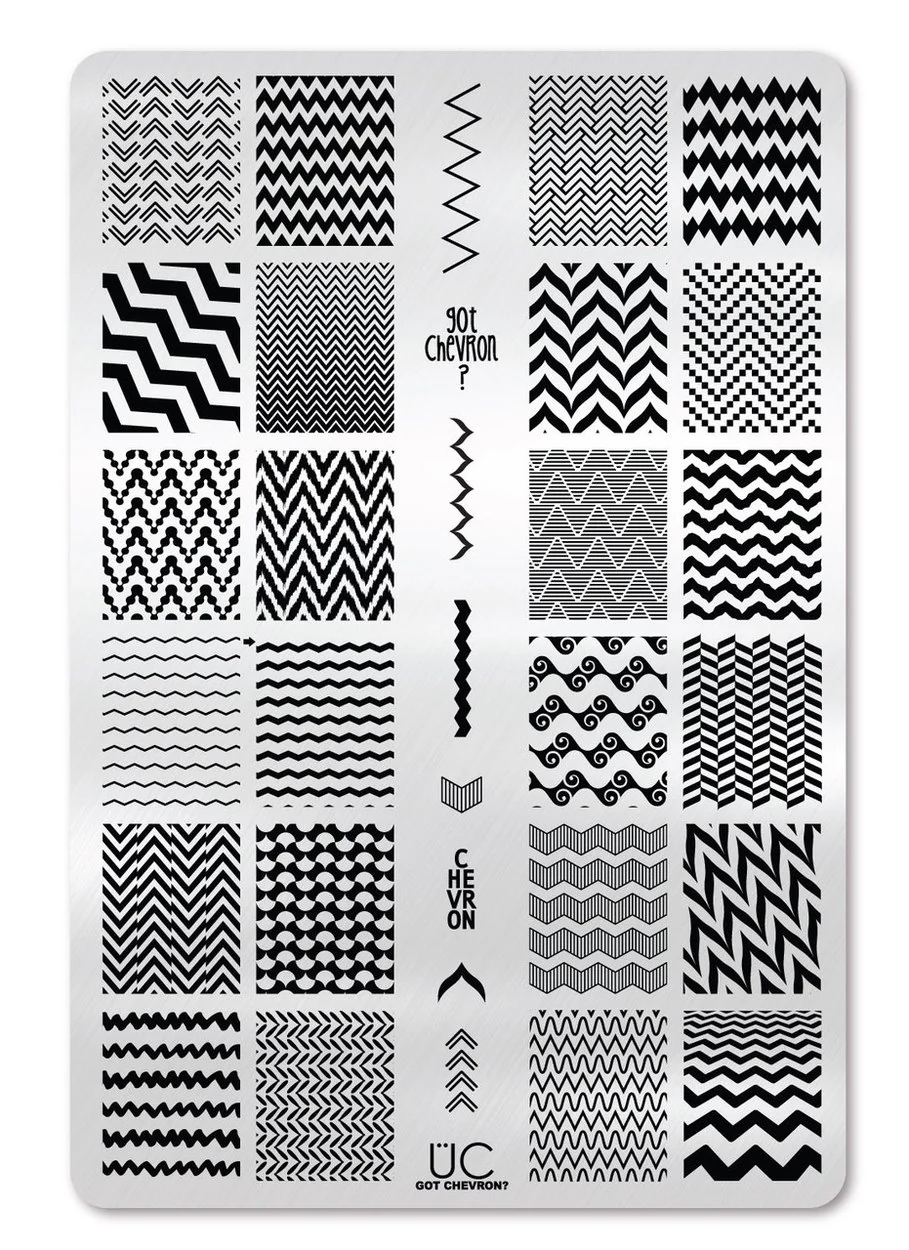 Powerful Got Chevron - 01 - Uber Chic Stamping Plate Reliable