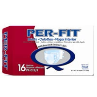 Convenient Prevail Per-Fit Adult Medium Size Briefs Waist 32-44 Inches -16 Pack 6 Ea Expertly Made
