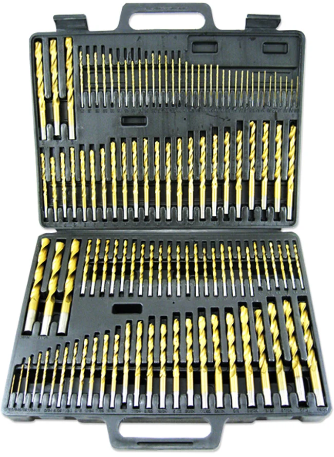 Fine Crafted 115 Piece Titanium Drill Bit Set Safe