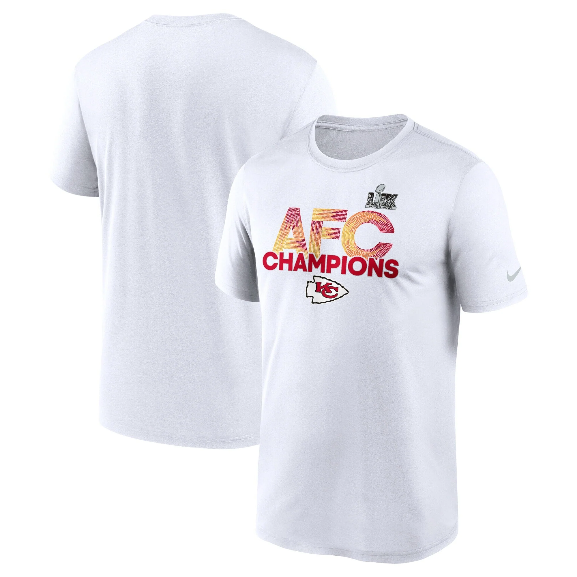 Clean Nike Men's Chiefs 2024 Afc Champions Legend T-Shirt T-Shirts Carefully Designed