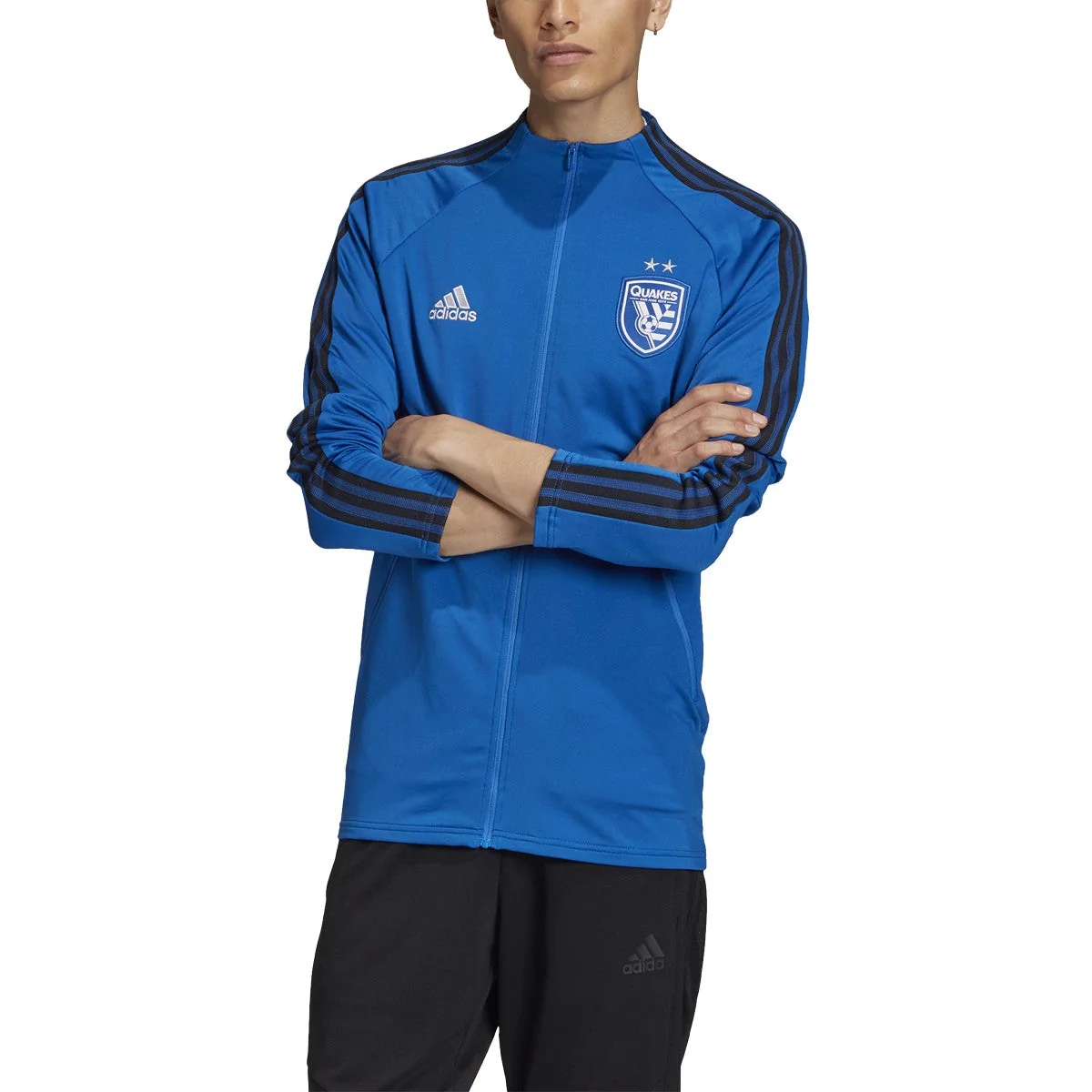 Smooth adidas Men's San Jose Earthquakes Anthem Jacket Flexible
