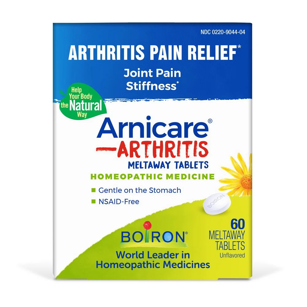 Clean Boiron Arnicare Homeopathic Arthritis Pain Relief Tablets 60 Ea Stylish