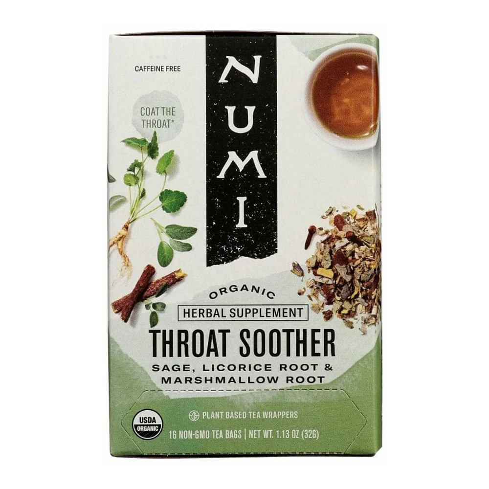 Secure Numi Teas Throat Soother Tea 16 Ea Traditional
