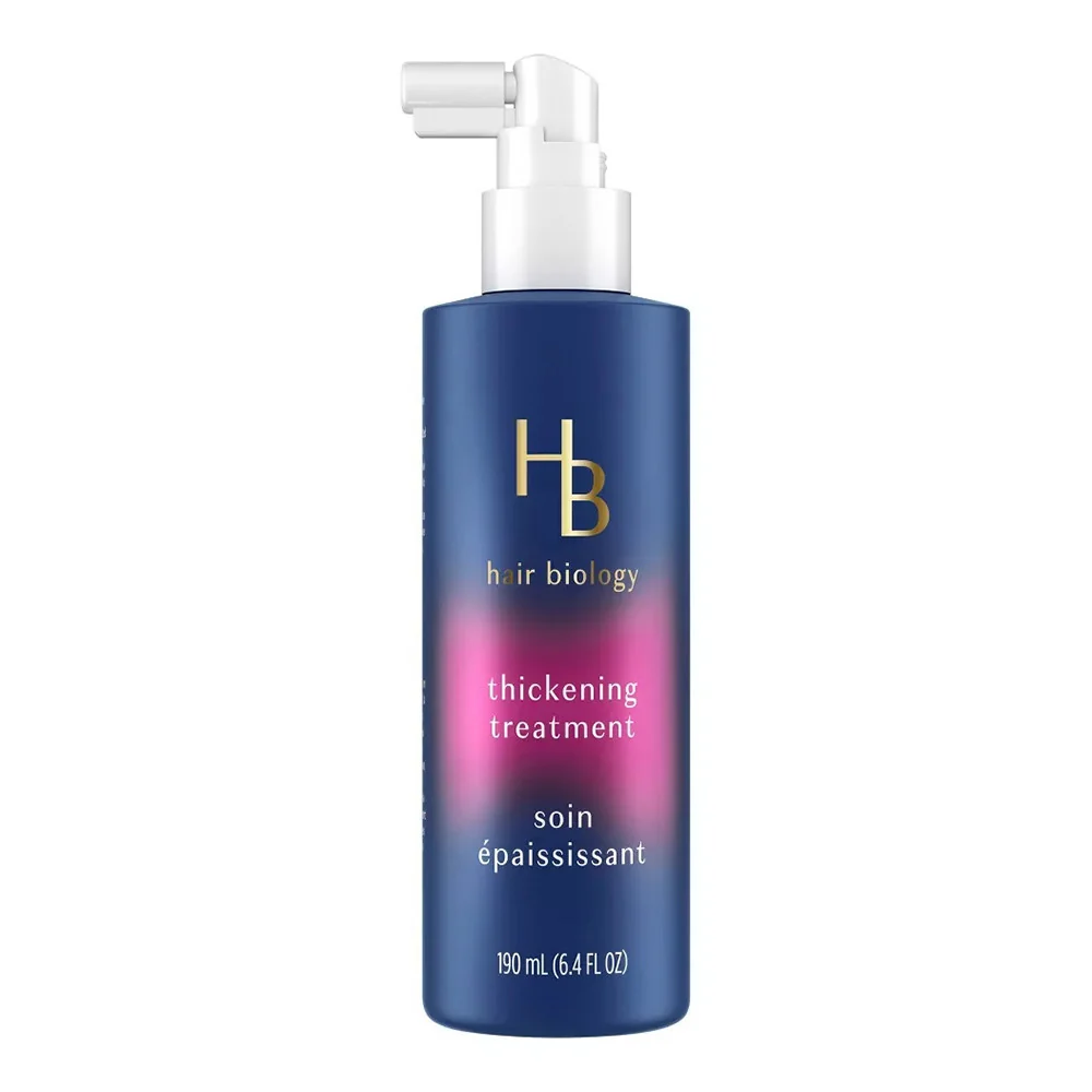 Effective Hair Biology Thickening Spray with Biotin and Caffeine For Gray Hair 6.4 Oz Lightweight