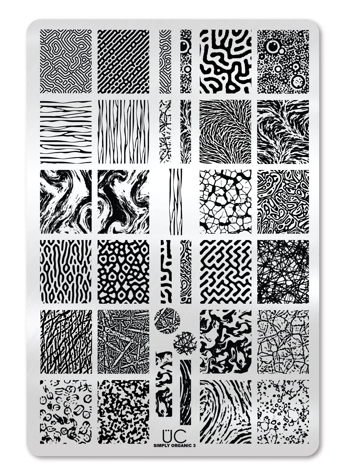 Smart Simply Organic 3 - Uber Chic Stamping Plate Luxury