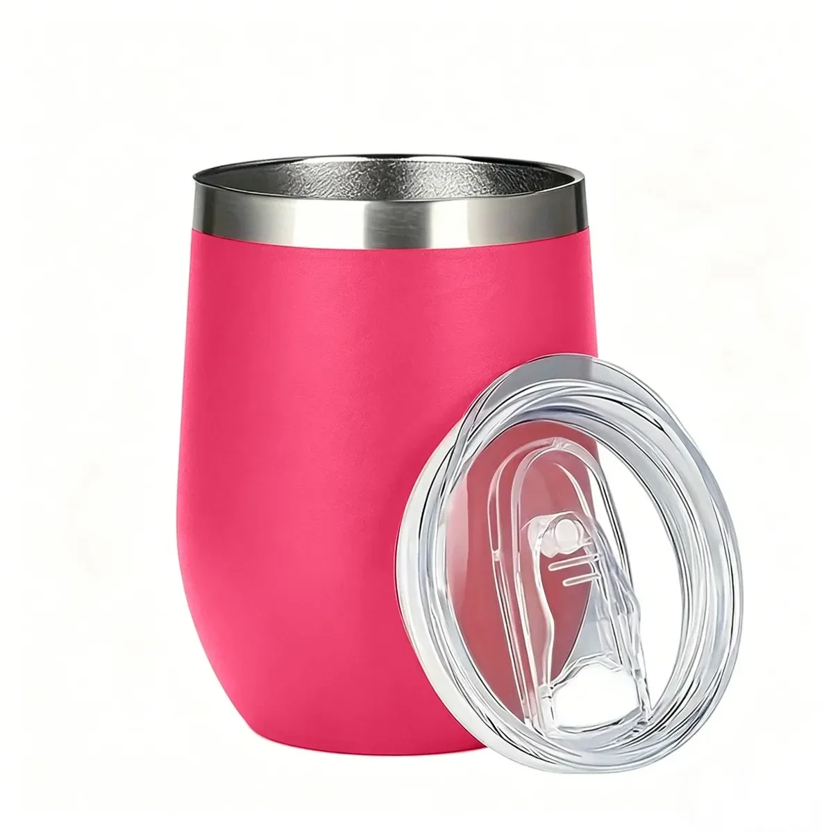Recyclable 12oz Stainless Steel Egg-Shaped Travel Cup Next-Generation