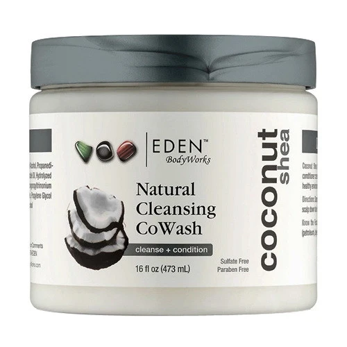 EDEN Body Works Coconut Shea Natural Cleansing Hair Cowash 16 Oz Crafted