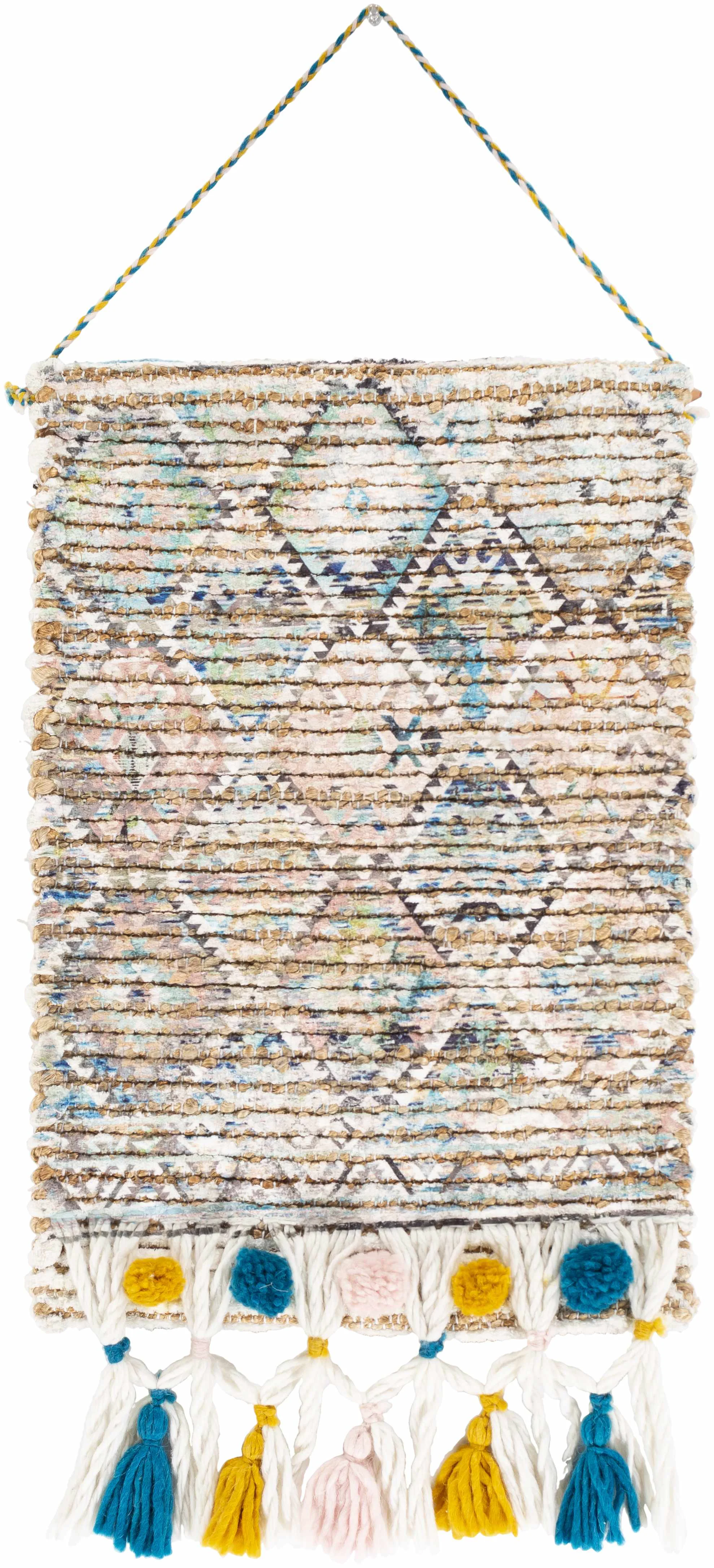 Long-Lasting Zillmere Multicolor Woven Wall Hanging - Reusable