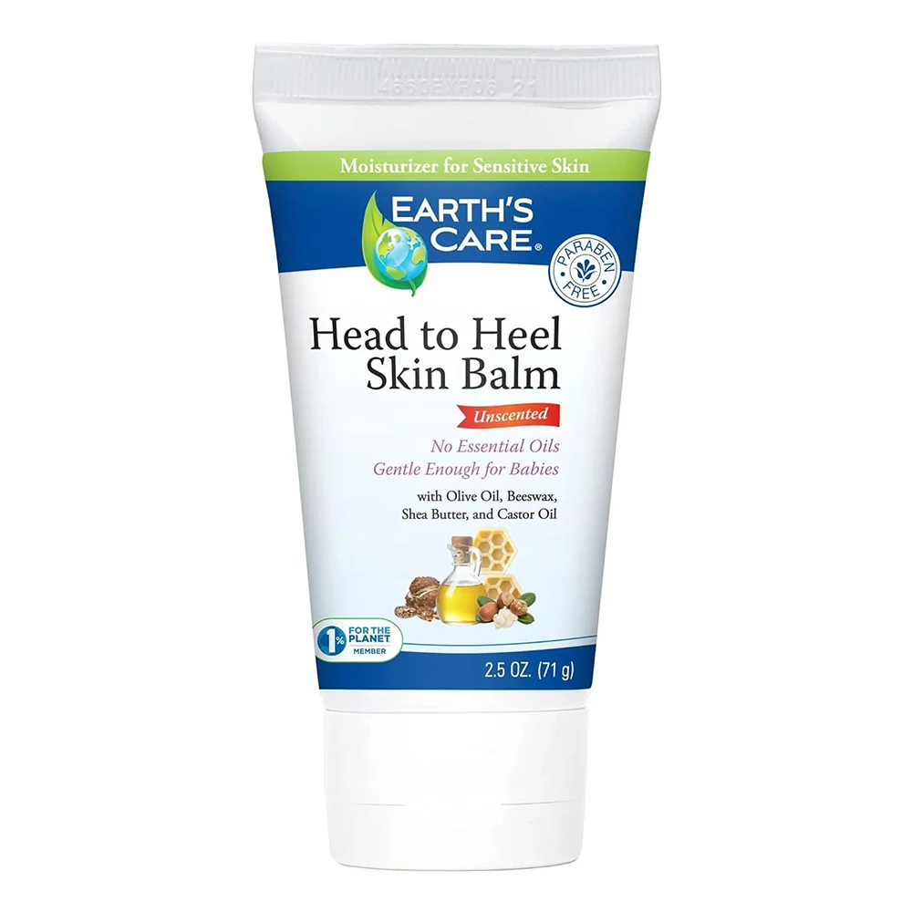 Superior Earths Care Head to Heel Skin Balm Multi Purpose Unscented 2.5Oz 71g User-Friendly