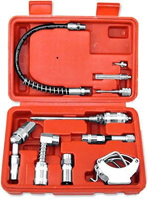 Easy-to-Use Zerk Fittings Accessories Tool Kit for Air Grease Gun Soft
