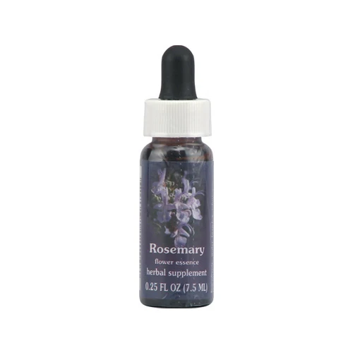 World-Class Flower Essence Rosemary Herbal Supplement Dropper - 0.25 Oz Smooth