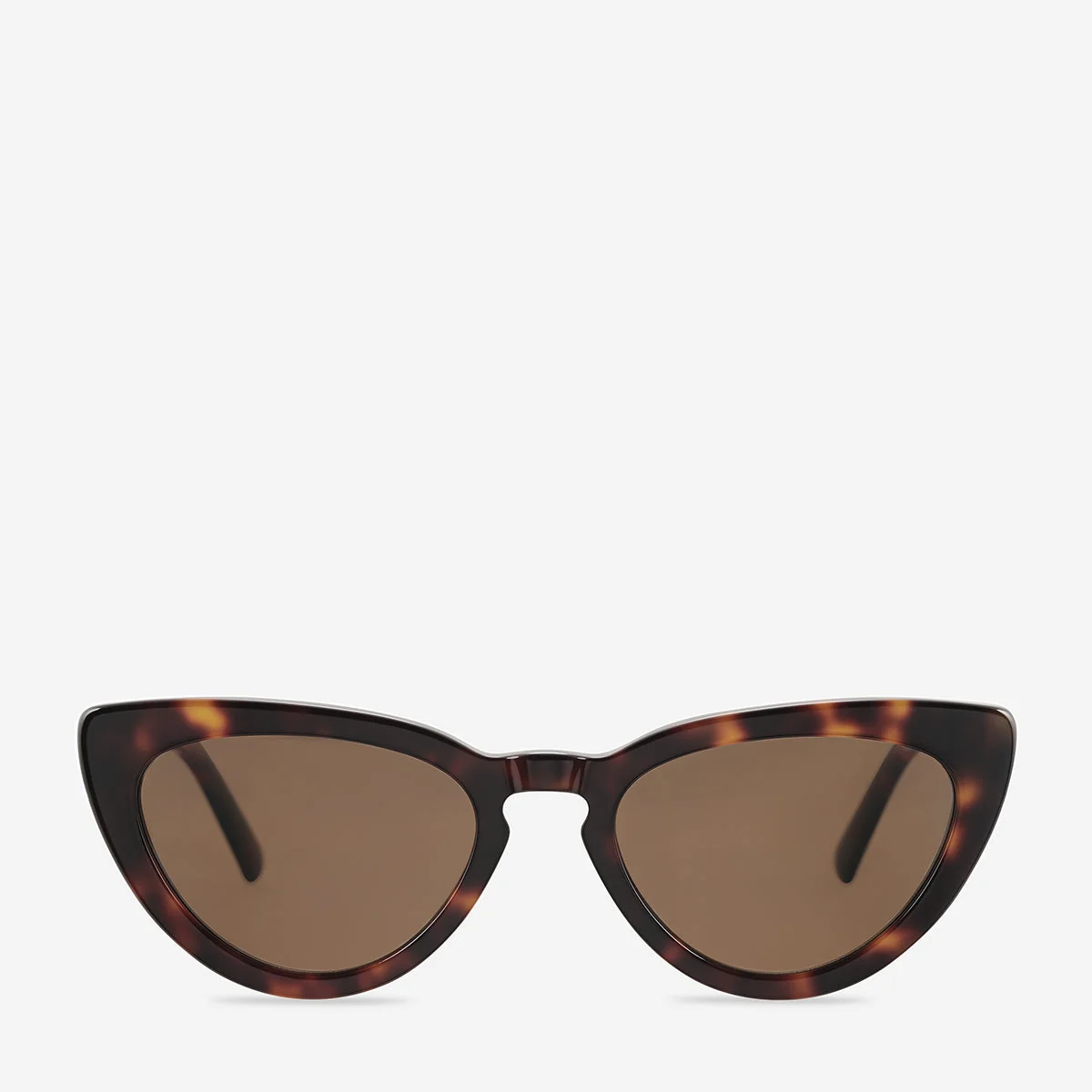 Reusable Status Anxiety Villain Sunglasses in Brown Tort Solid