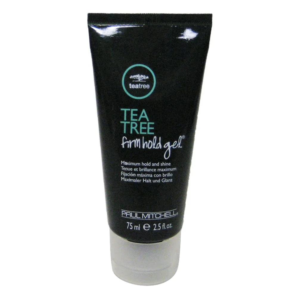 Refined Tea Tree Firm Hold Gel Maximum Hold and Shine Tenue for Unisex 2.5Oz 75ml Smooth