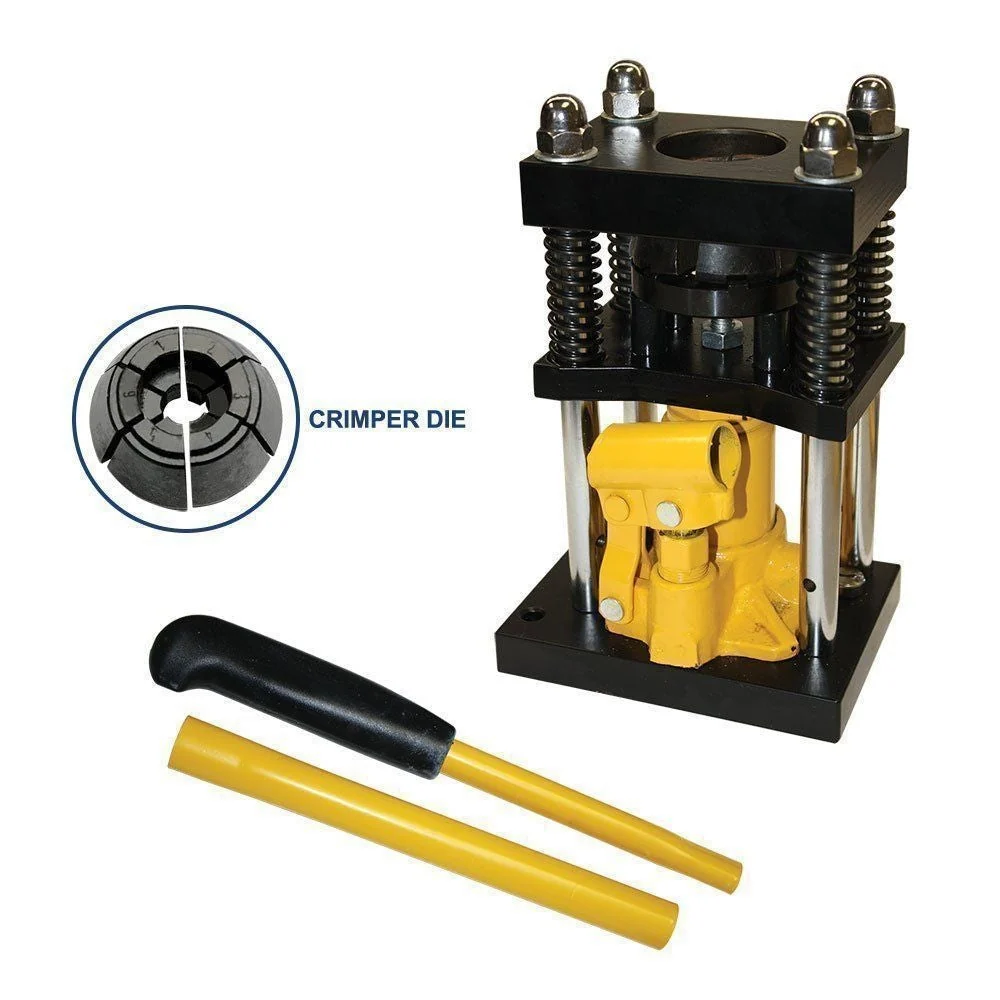 Quality 3 8 to 1 2 Manual Hydraulic Air Hose Ferrel Crimper Crimping Responsible
