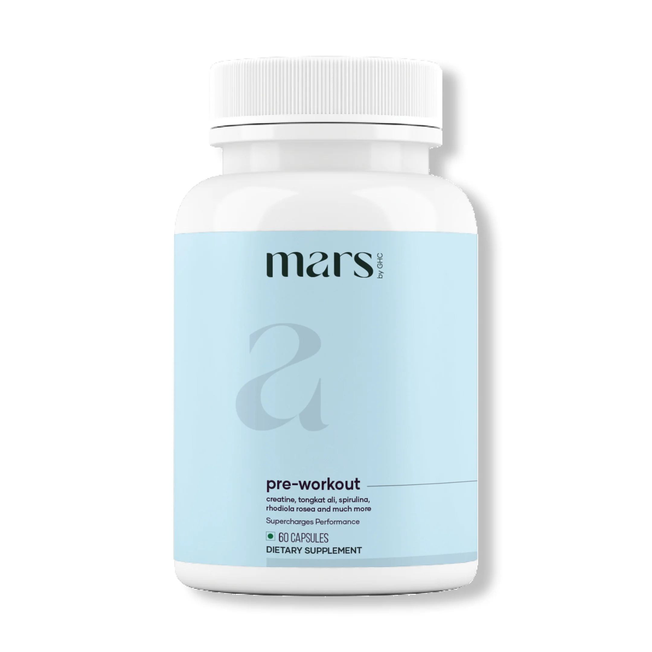 Proven Mars Pre-Workout Capsules Powered With Creatine Spirulina Effective