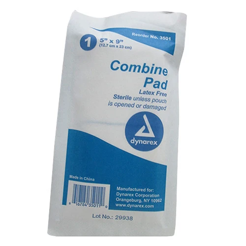 Traditional Sterile Combine Pads By Dynarex 5 X 9 Inches - 20 Ea High-Performance