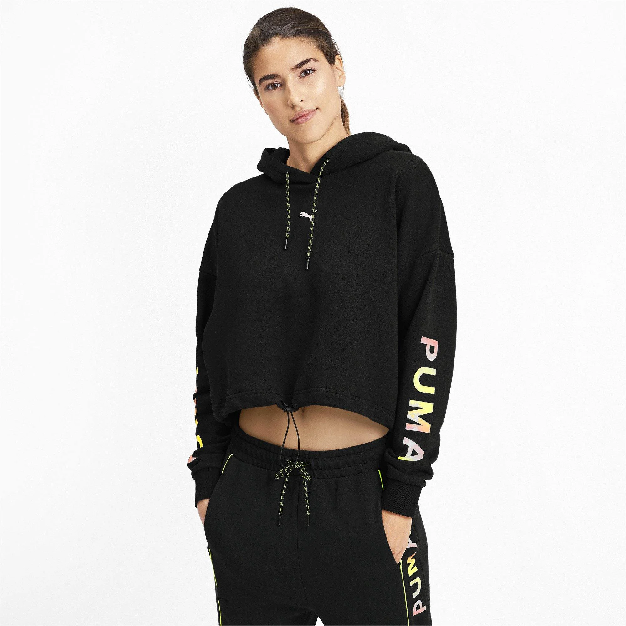 Consistent Puma Women's Chase Cropped Hoody Hoodies Advanced