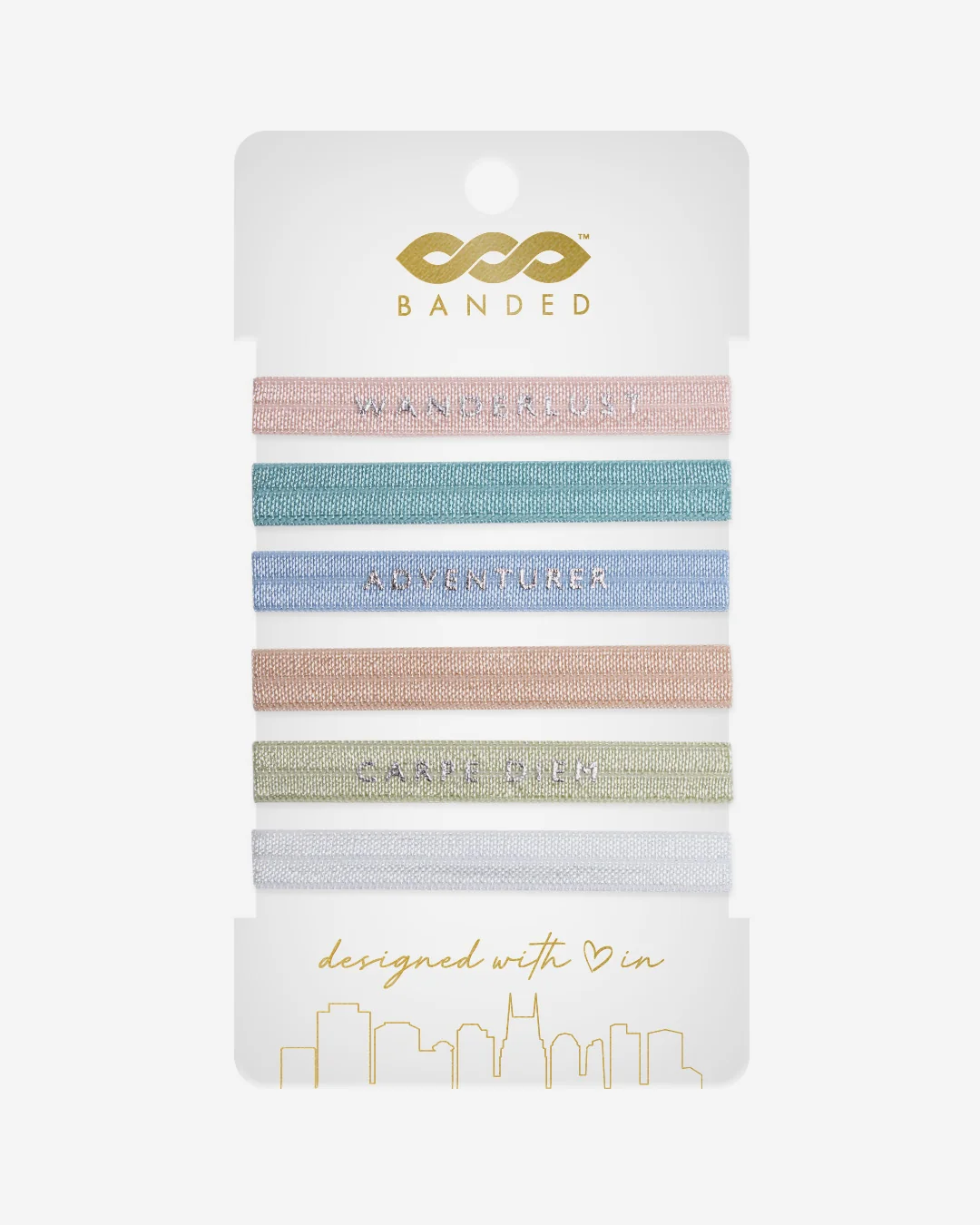 Solid Carpe Diem - Narrow Hair Ties Responsible