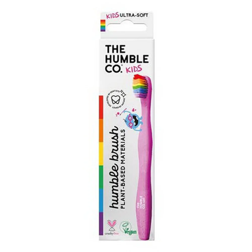 Proven The Humble Co Kids Plant Based Ultra Soft Rainbow Toothbrush for Eco Friendly Oral Care 1Ea Environmentally Friendly