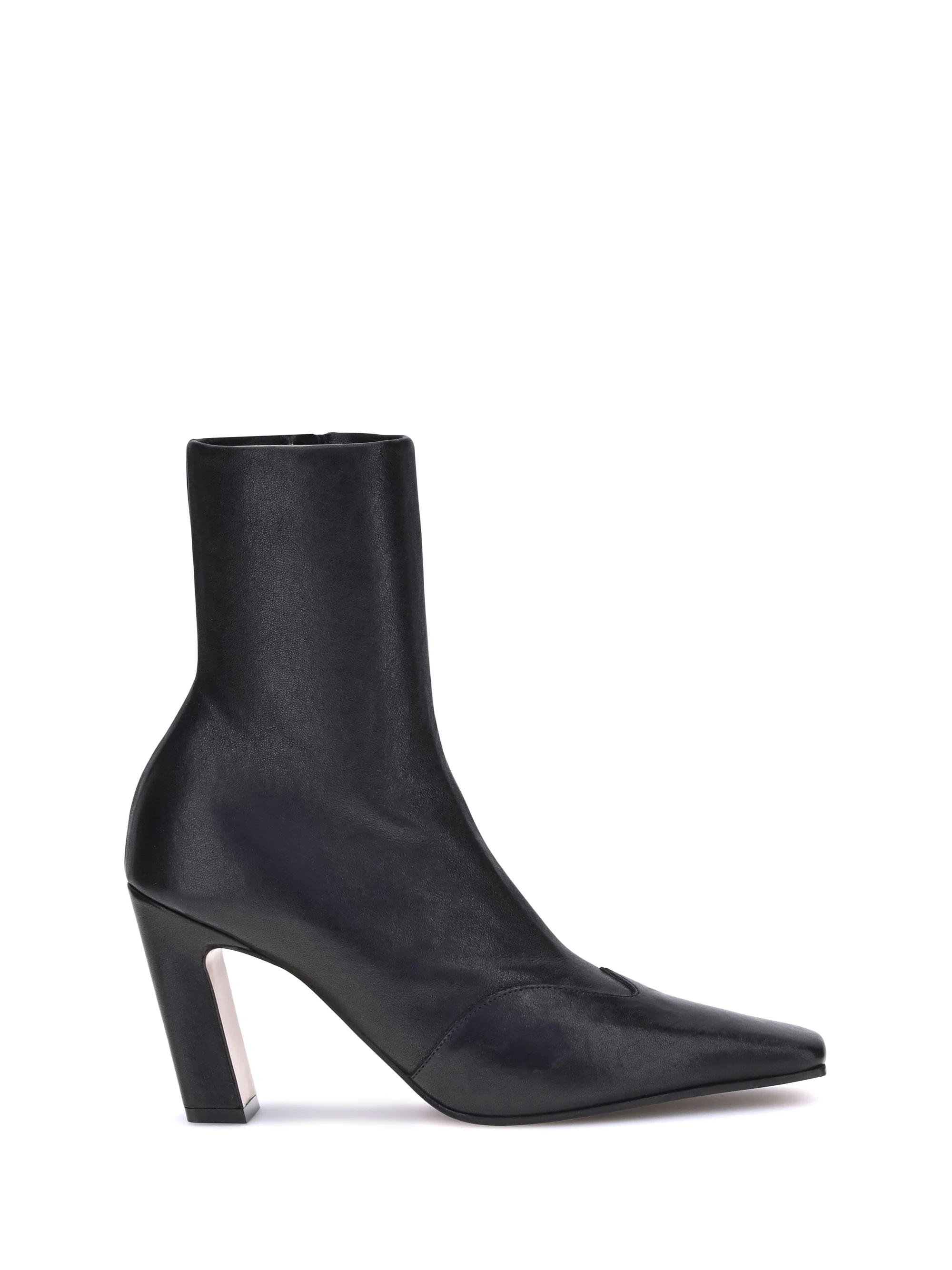 Efficient Ankle Boots Nevada Black Leather Pure
