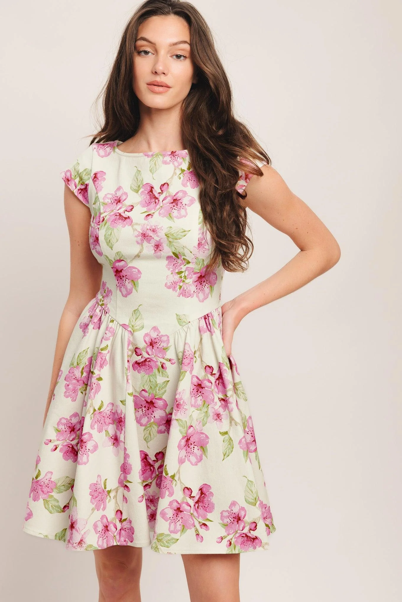 Clean Blossom Babe Woven Mini Dress Innovative