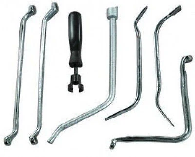 Durable 7 Piece Brake Adjusting Tool Set Comfortable
