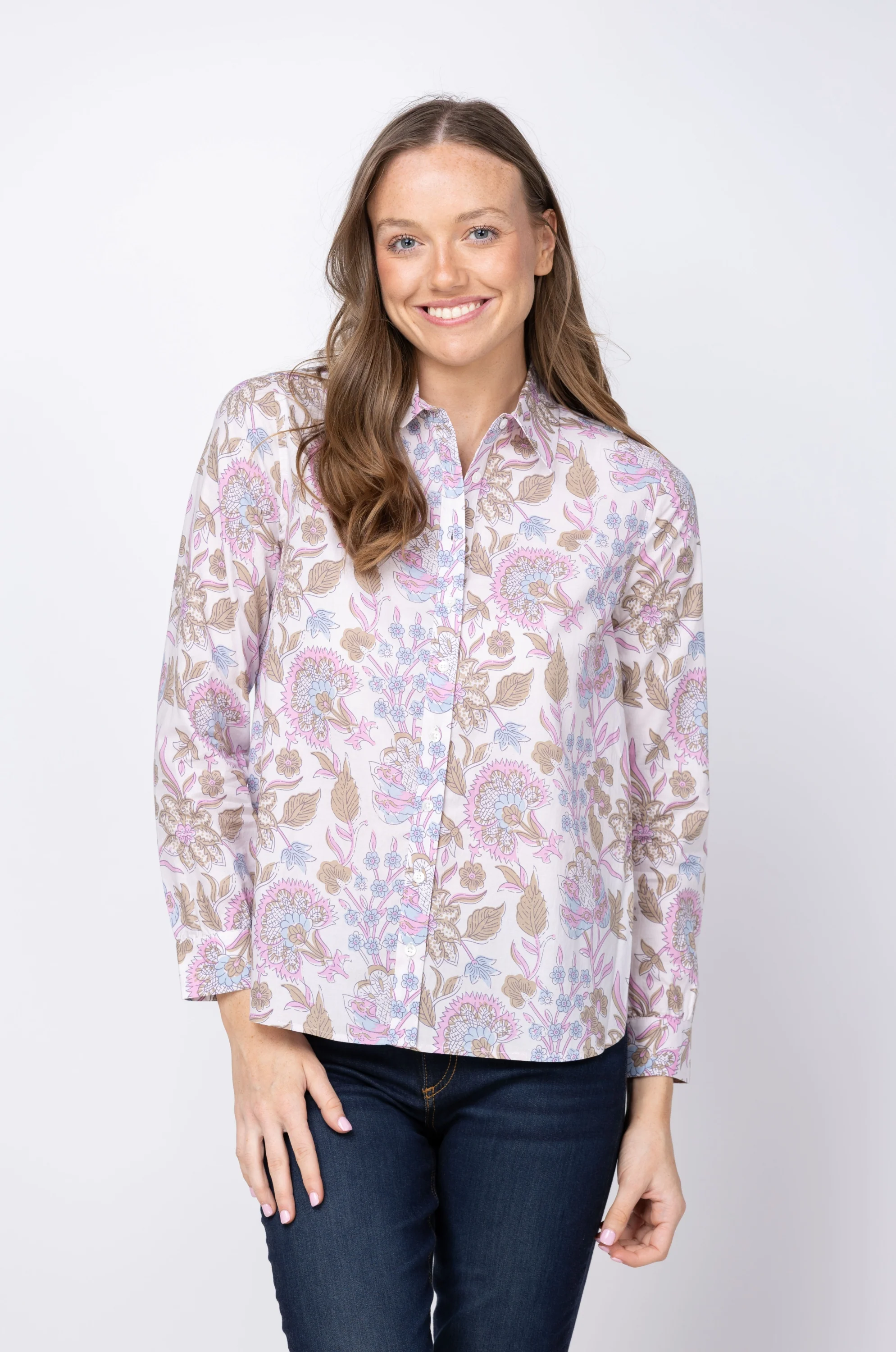 Contemporary True Grit Dylan Romy Shirt in Multi Efficient