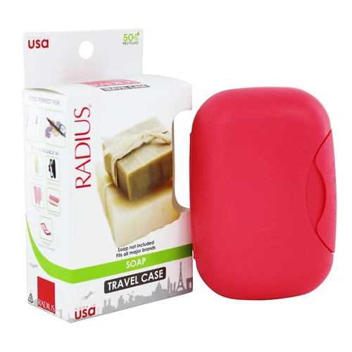 Casual Radius Soap Travel Case Assorted Colors - 1 Ea Functional