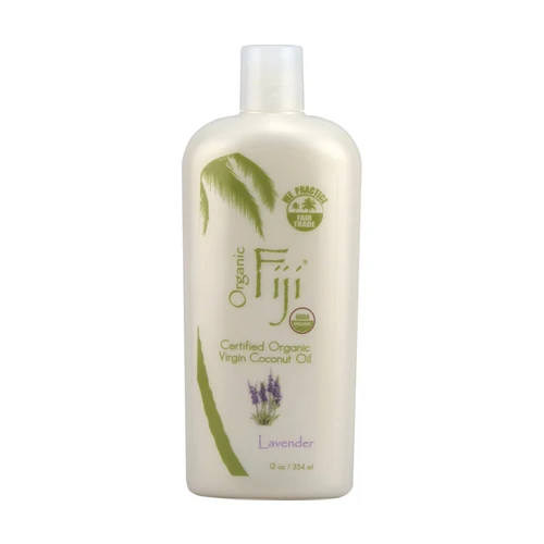 Unique Organic Fiji Lavender Virgin Coconut Oil For Face Body And Hair - 12 Oz Official
