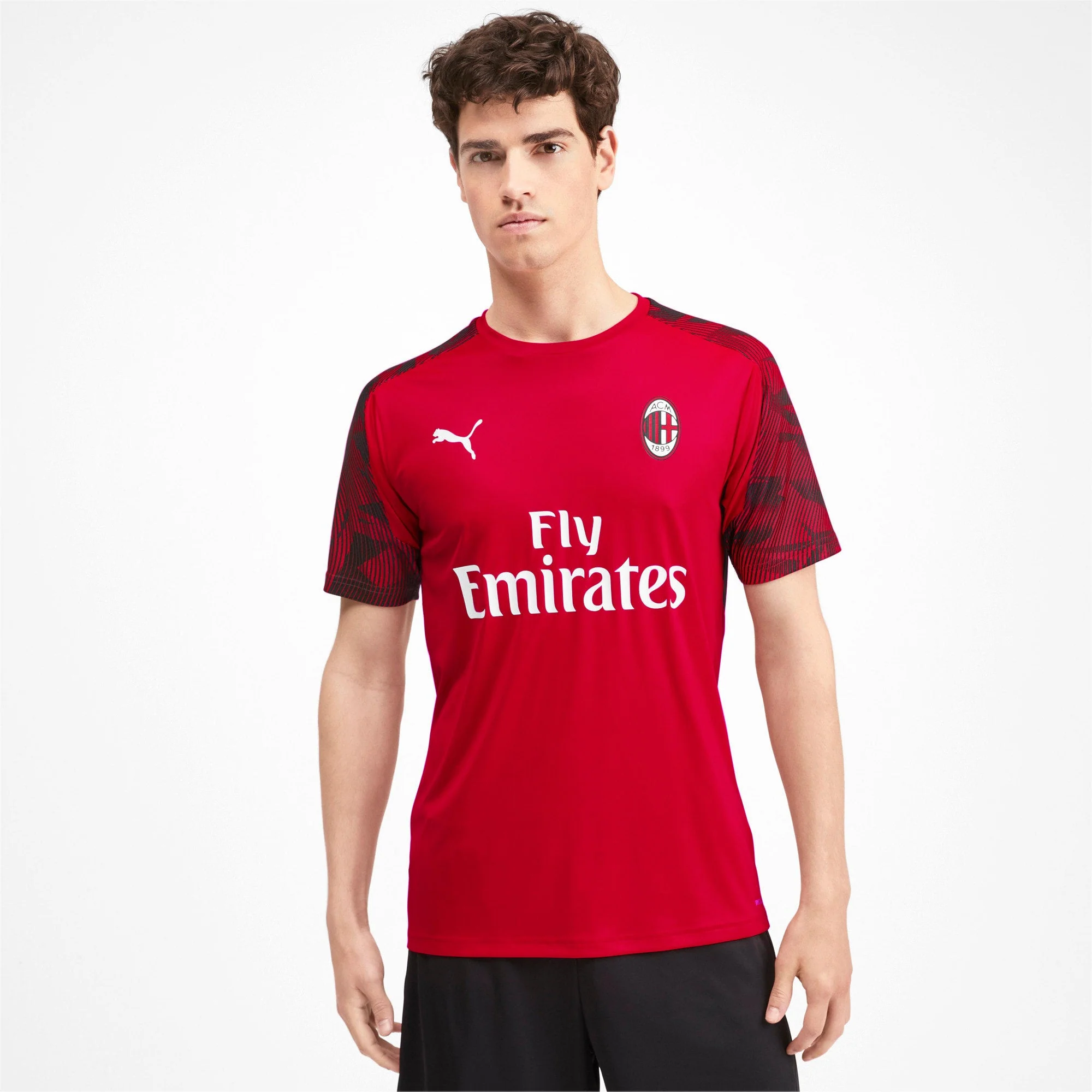 Quality Puma Men's Ac Milan Training Jersey Short Sleeve Jerseys Fashionable