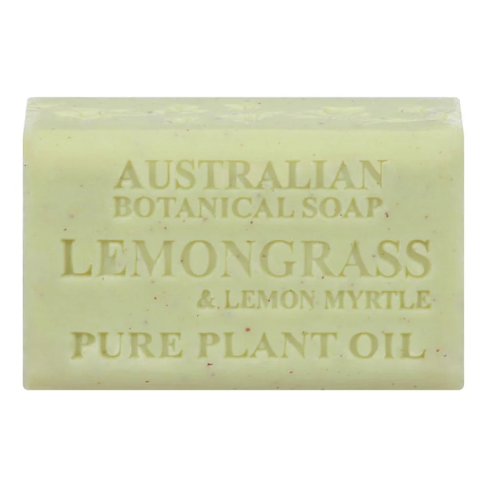 Luxury Australian Botanical Bar Soap Lemongrass and Lemon Myrtle for Refreshing and Uplifting the Skin 6.6Oz 187g Effective