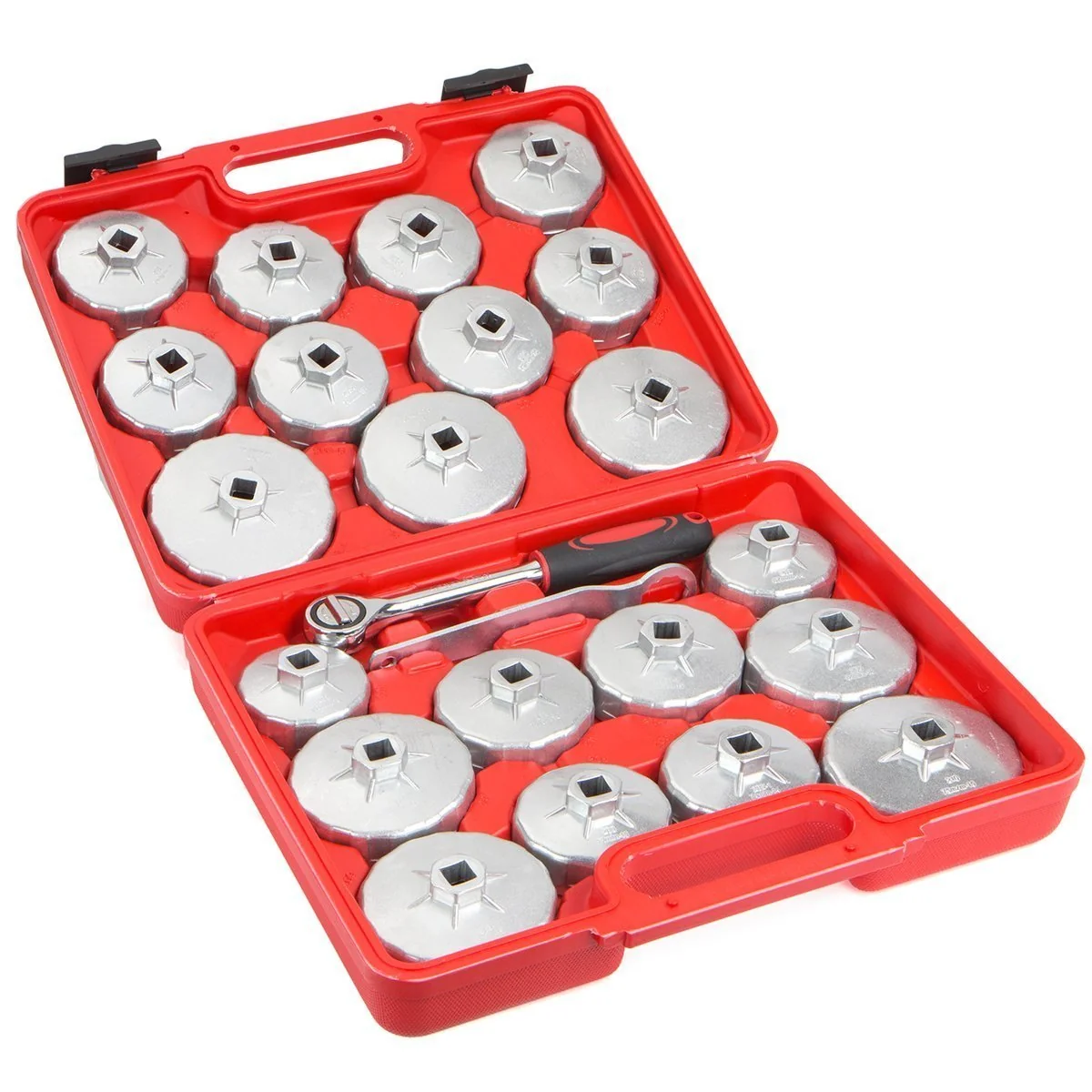 Specialty Aluminum Cup Type Oil Filter Cap Wrench Set Socket Removal Professional