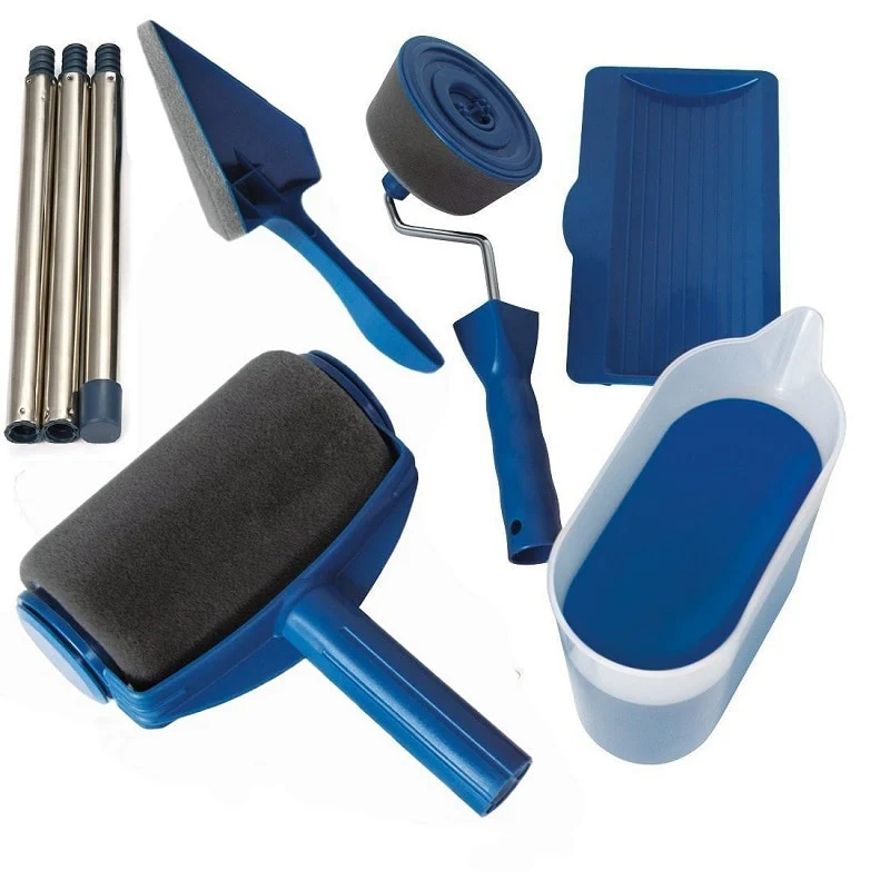 Smooth Paint Edger Roller Brush Secure