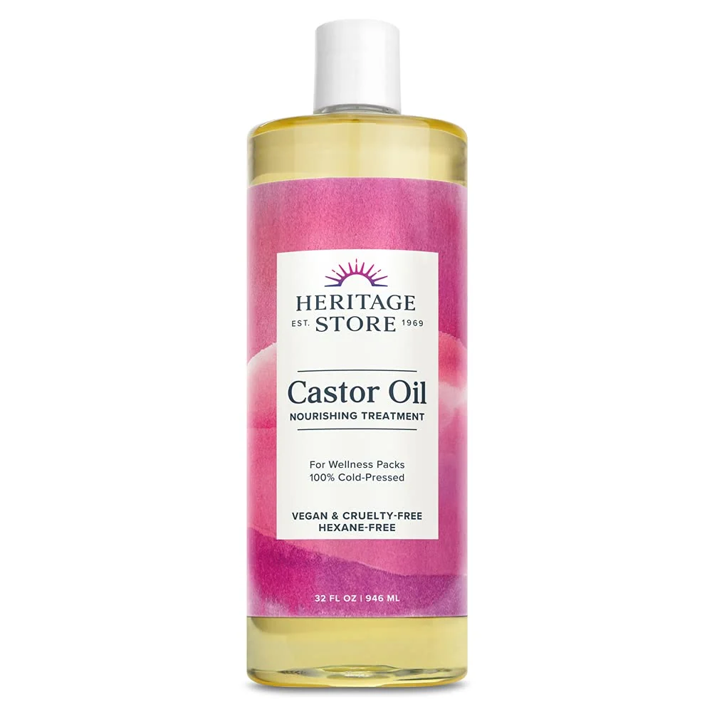 Comfortable Heritage Store Castor Oil Nourishing Treatment for Hair Skin Brows and Lashes 32Oz 946ml Practical