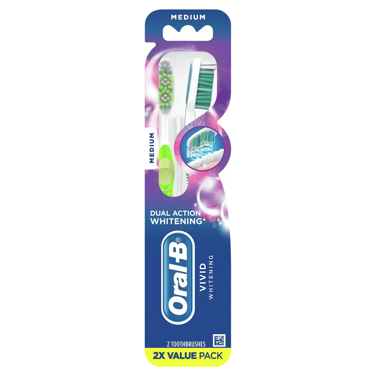 Elegant Oral B Advantage Artica Toothbrush Regular Medium 50 - 2 Pack Modern