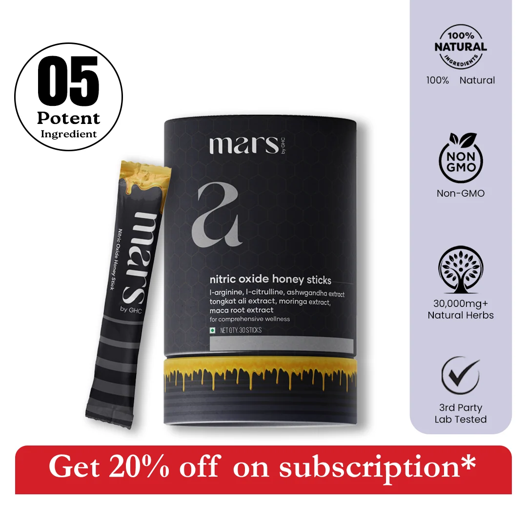 Fast Bastoncini di miele all'ossido nitrico - Potenziatore naturale di energia flusso sanguigno e resistenza con Ashwagandha radice di Maca Tongkat Ali L-Arginina e L-Citrullina Pure