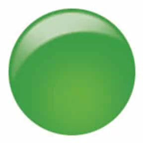 Carefully Designed Bright Green Nail Art Paint with Striper Brush Healthy