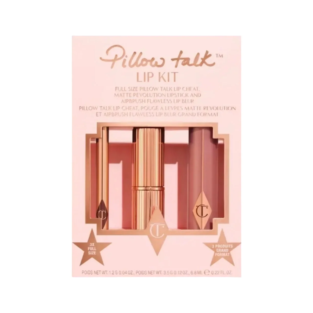 Advanced CHARLOTTE TILBURY PILLOW TALK LIP KIT Convenient