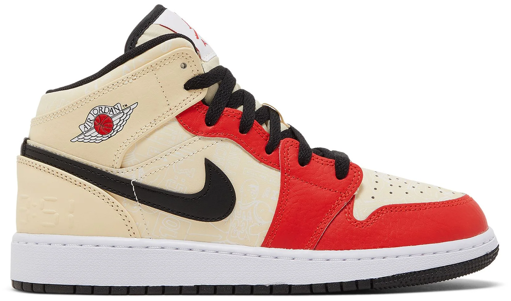 Clean Air Jordan Retro 1 Mid SE - '88 Dunk Contest Powerful