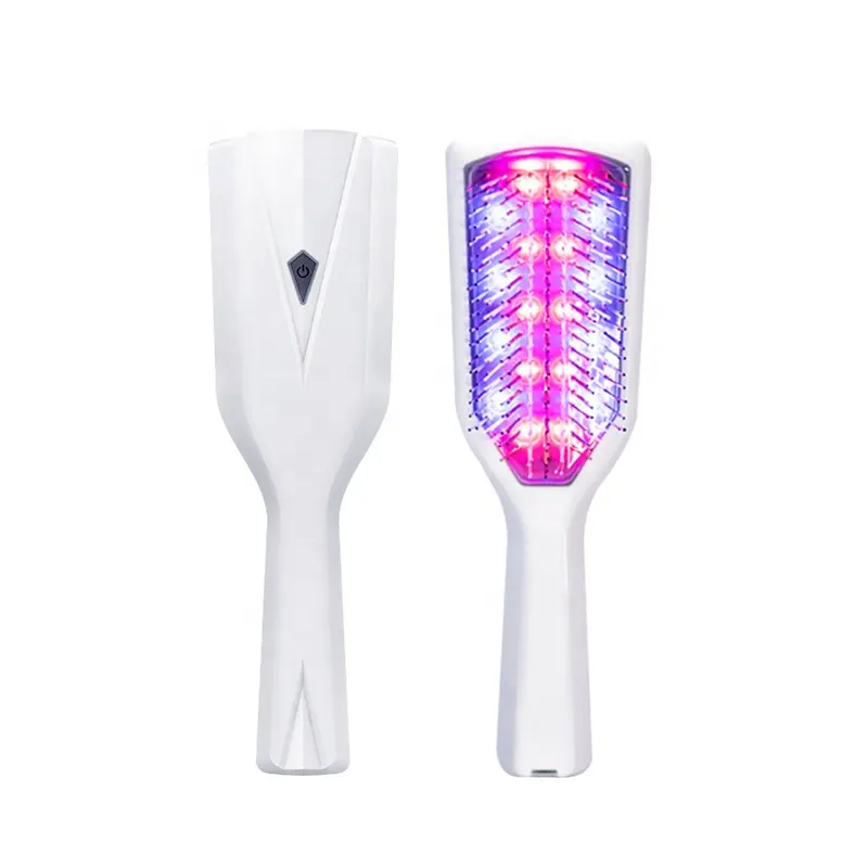 Reliable LED Comb - Red and Blue Light Vibration Hair Growth Comb Trusted