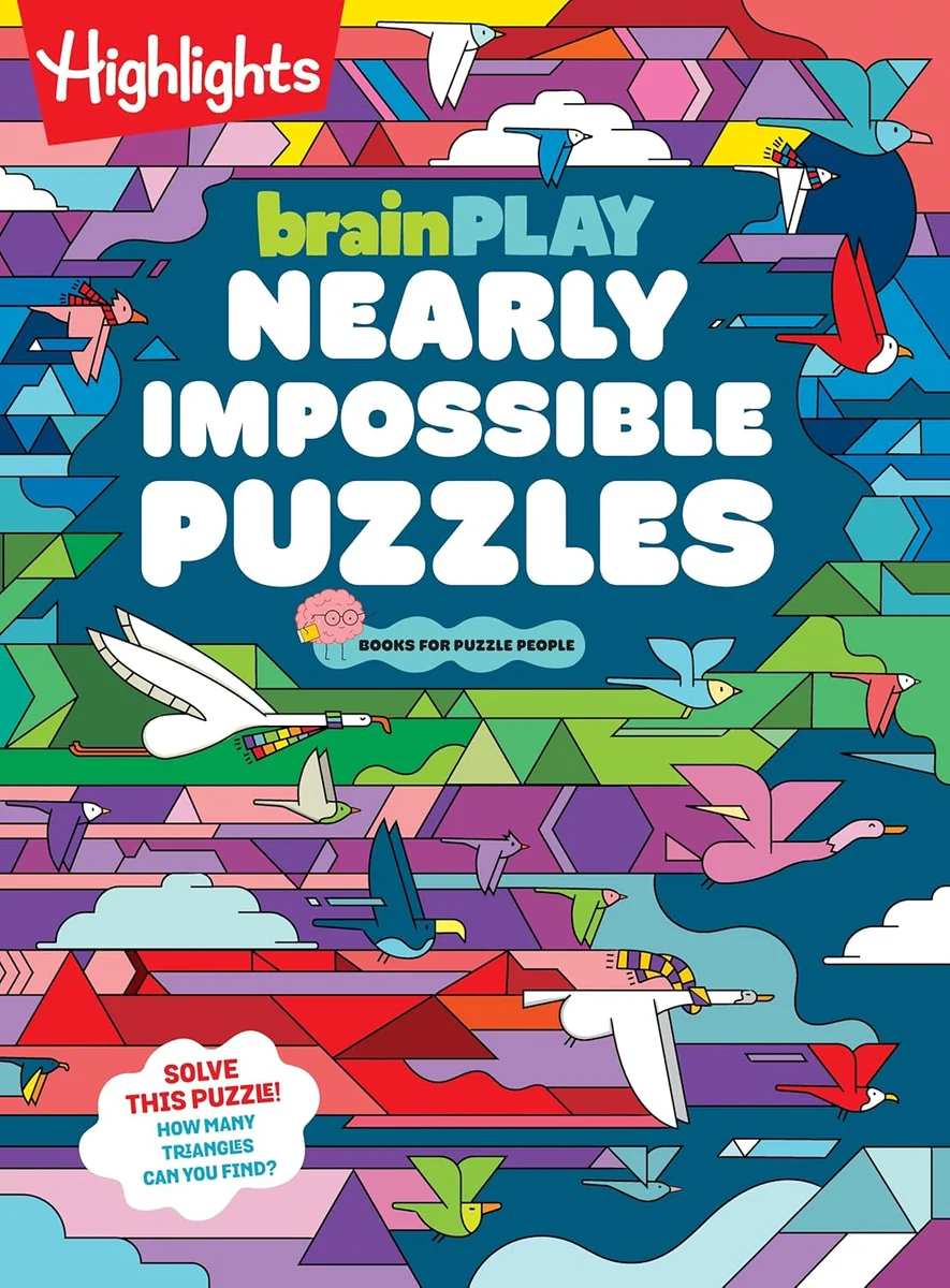 Trendy Highlights BrainPLAY Nearly Impossible Puzzles Lightweight