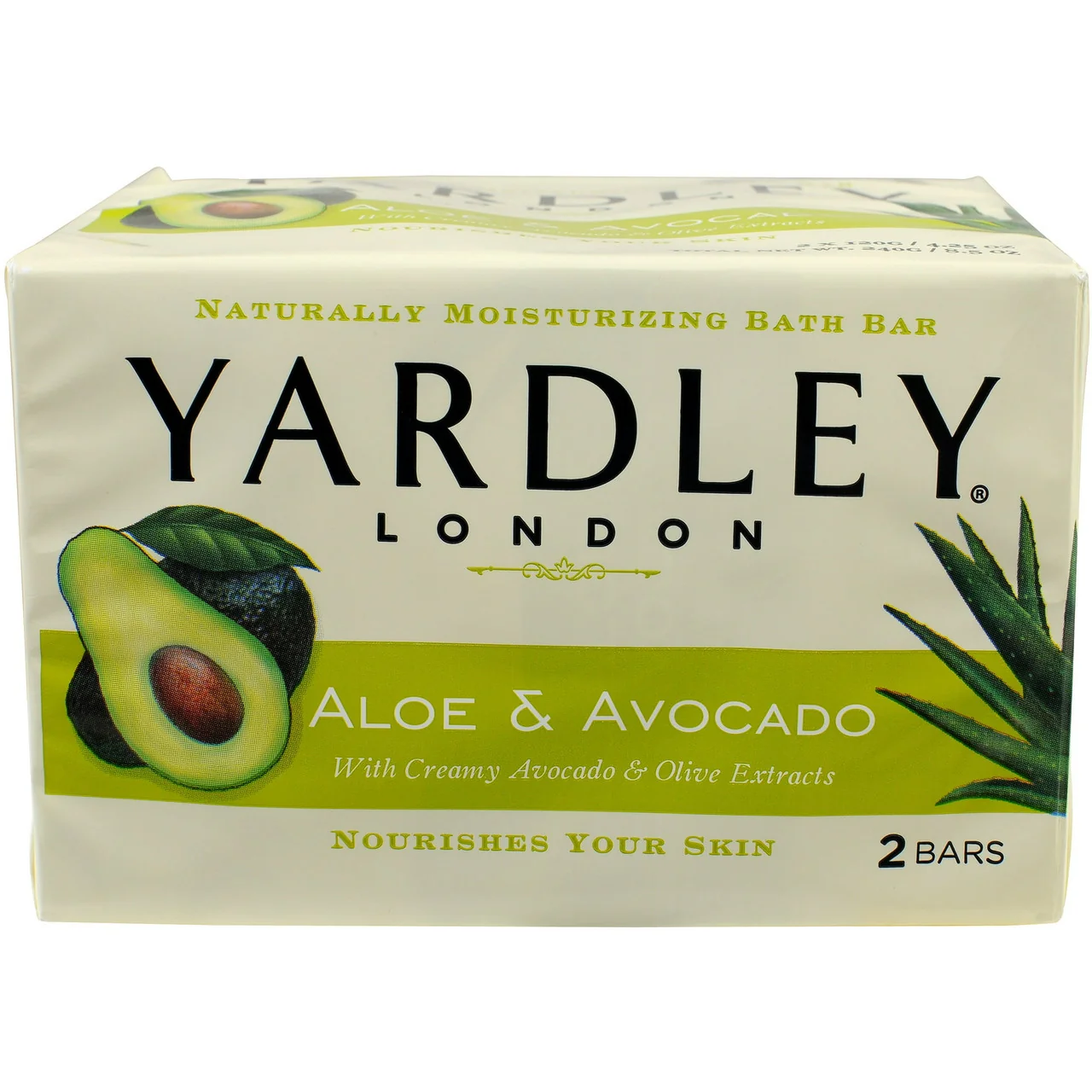 Powerful Yardley London Naturally Moisturizing Bath Bar With Aloe And Avocado 2 Ea Modern