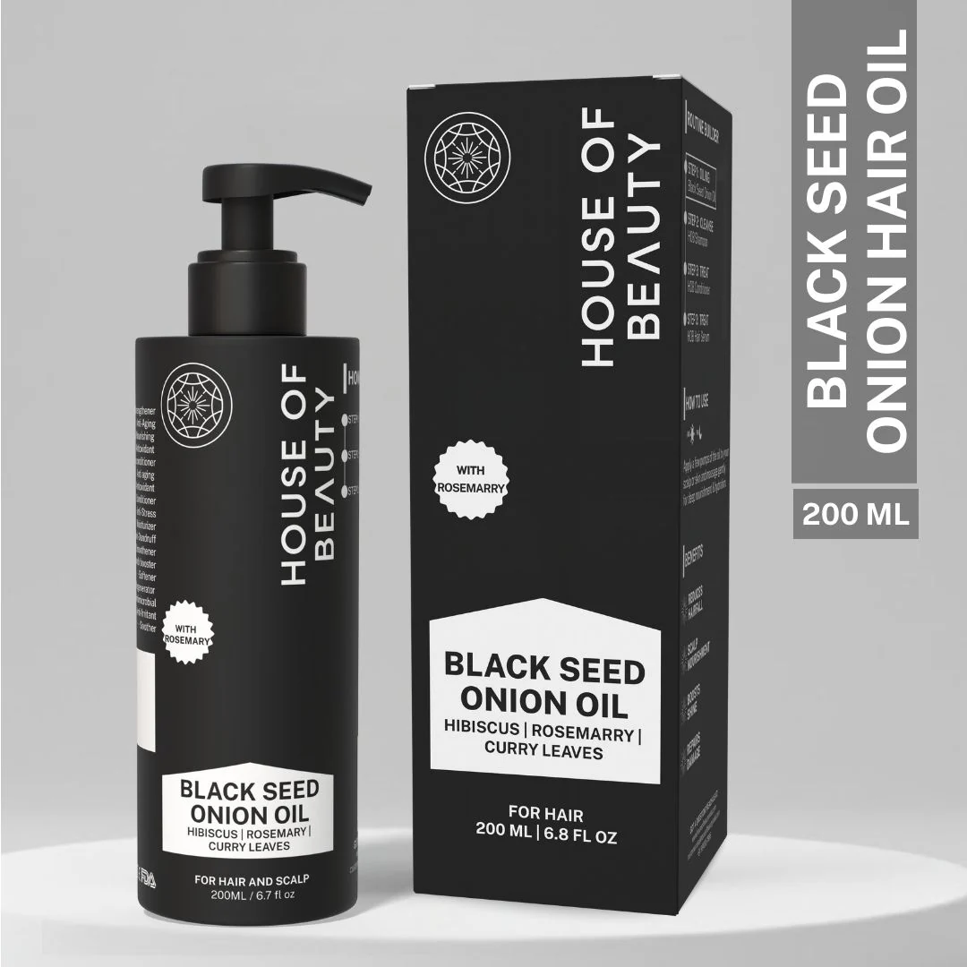 Certified Black Seed Onion Hair Oil 200ml Smart
