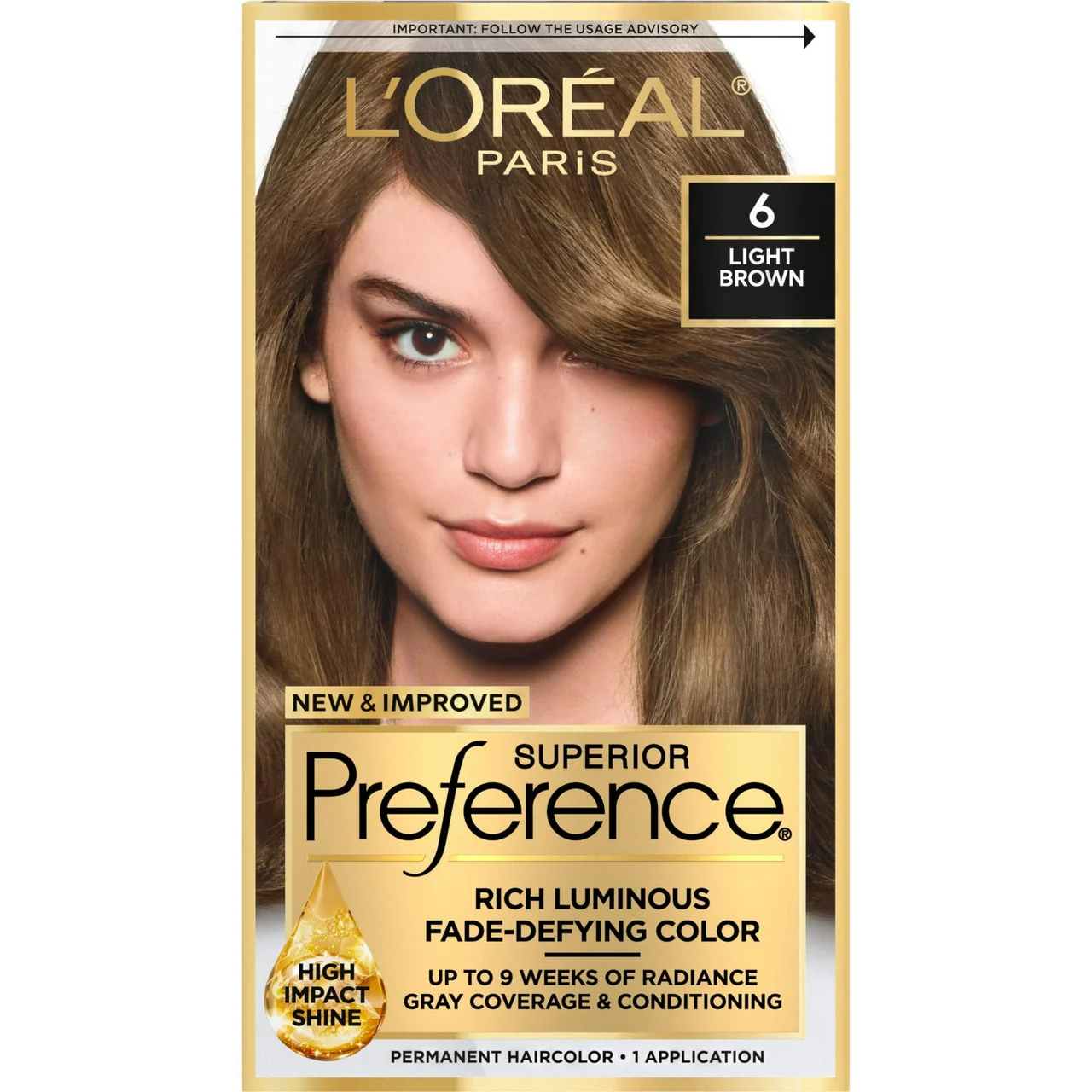 Original Design Lo Superior Preference Hair Color 6 Light Brown - 1 Ea Exceptional