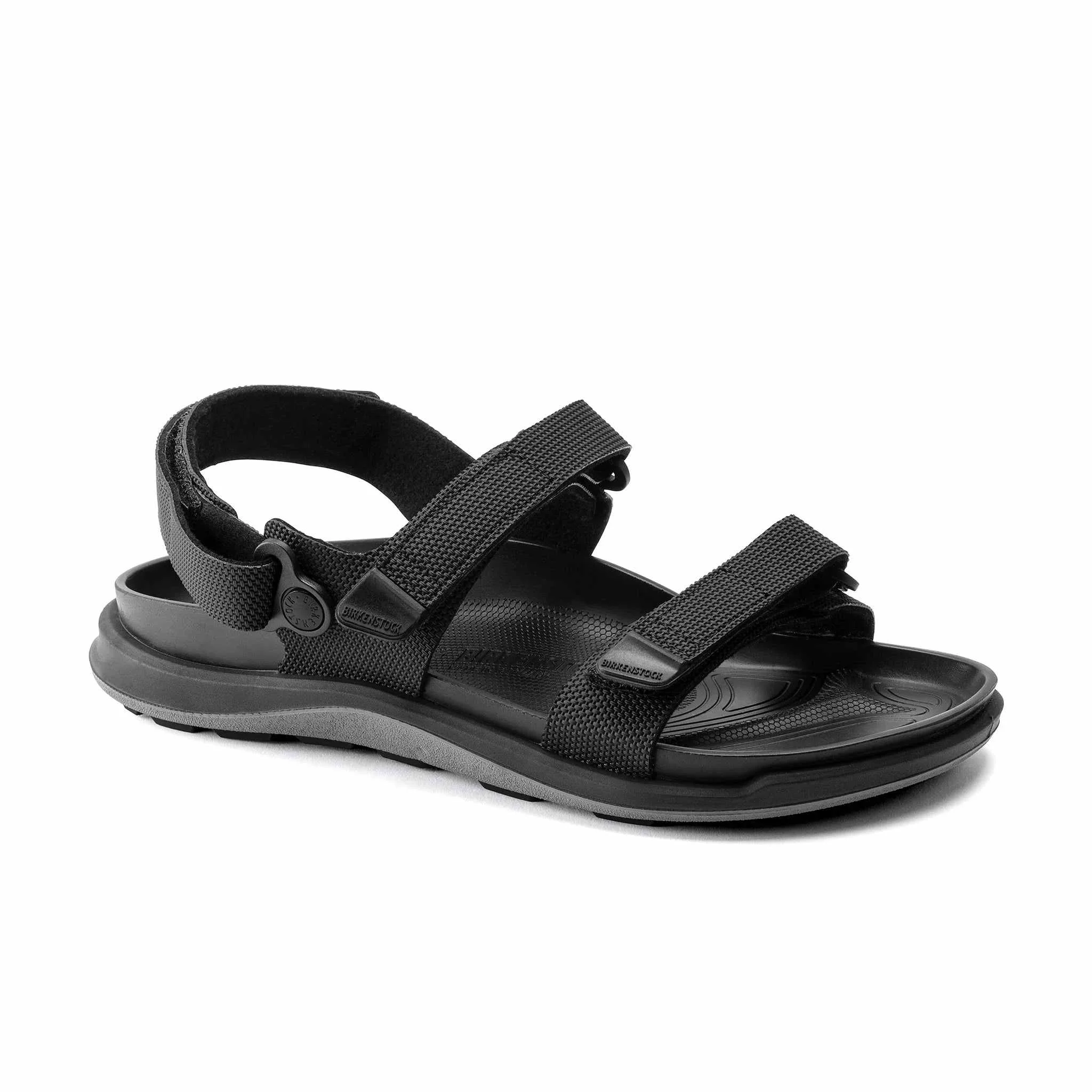 Dependable Birkenstock Women's Kalahari Birko-Flor Futura Black Sandals Elite